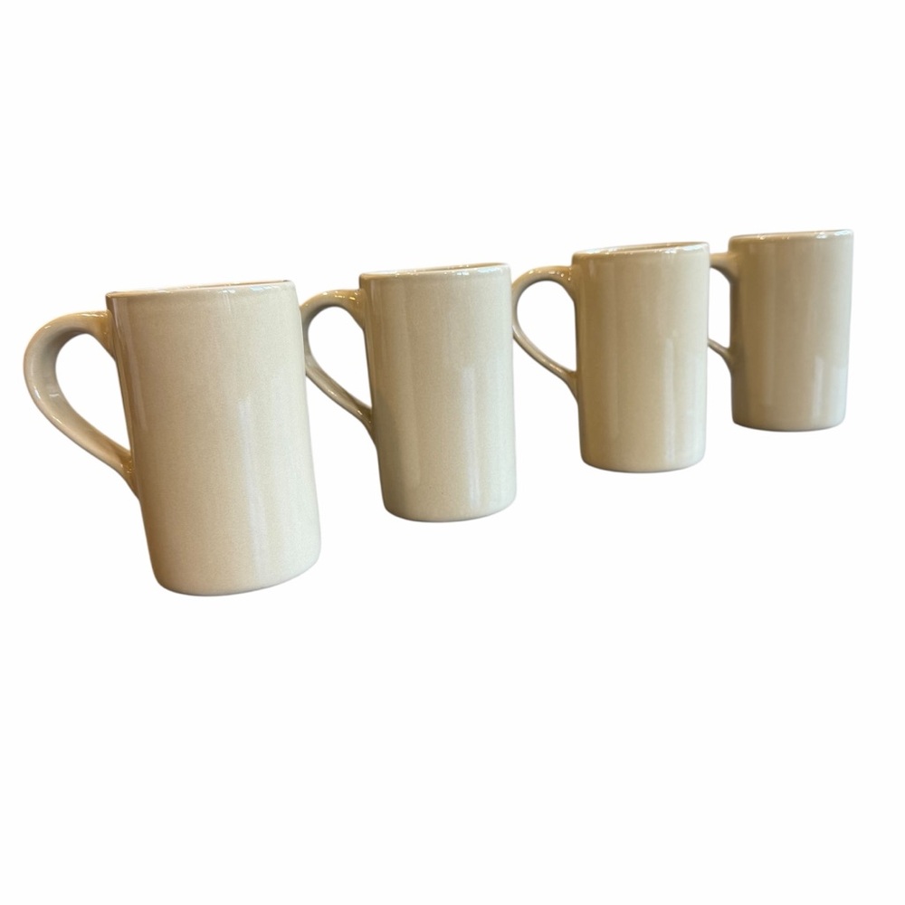 Pottery Barn Studio by‎ Barbara Eigen Tall Latte Mug Set (Set of 4)